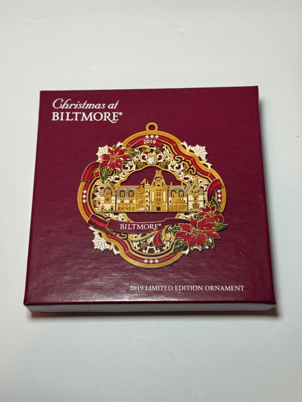 Biltmore Estate Christmas at Biltmore 2019 Limited Edition Ornament Poinsettia